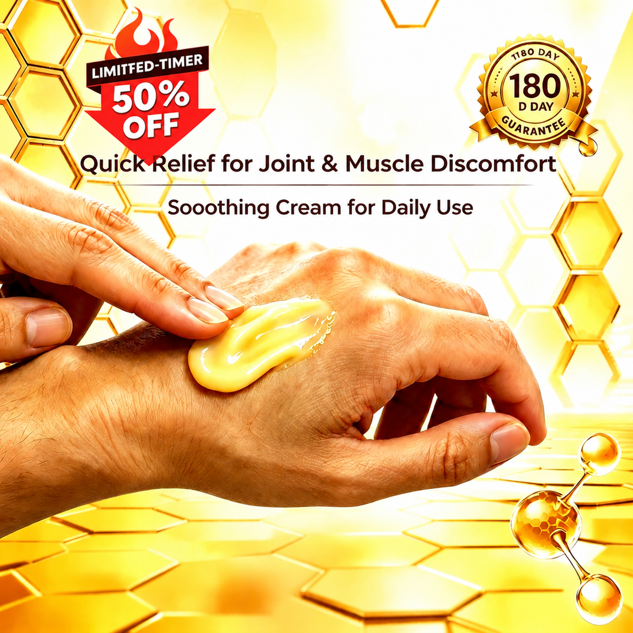 Vireflora™ Botulinum Toxin & Bee Poison Pain-Relief Bone Healing Cream